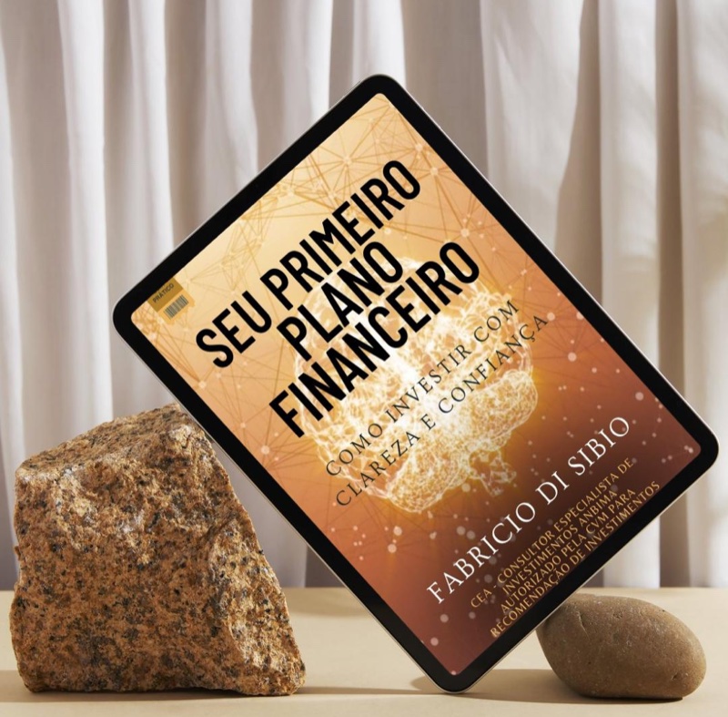 Capa do e-book em tablet